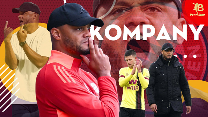 Kompany là một HLV mặt sắt